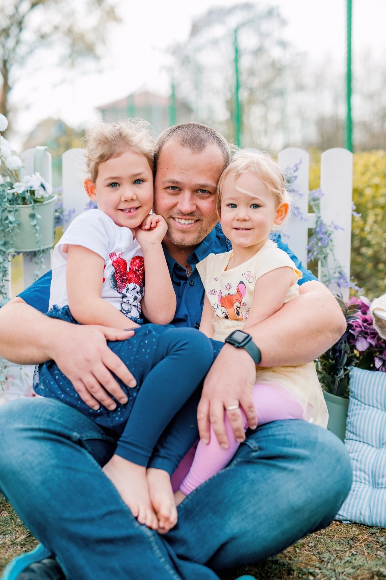 Jarní rodinné focení ve školce Praha